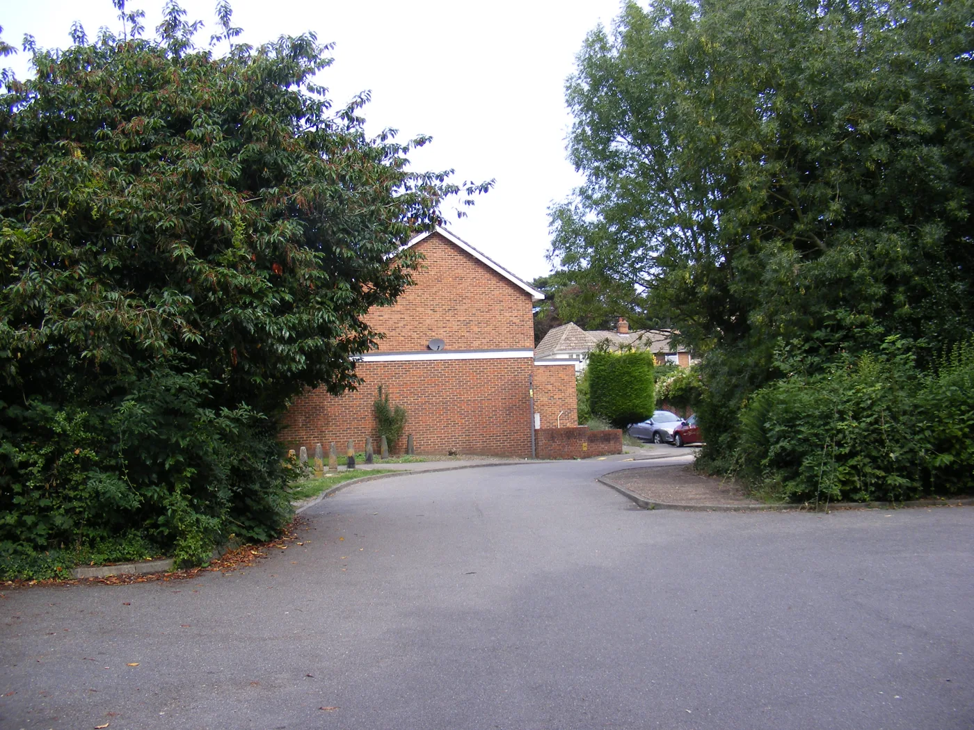 Buckleys, Great Baddow. On a street like this the containers have to be at your property boundary by 7am, and the crews only take what is scheduled for that week's round