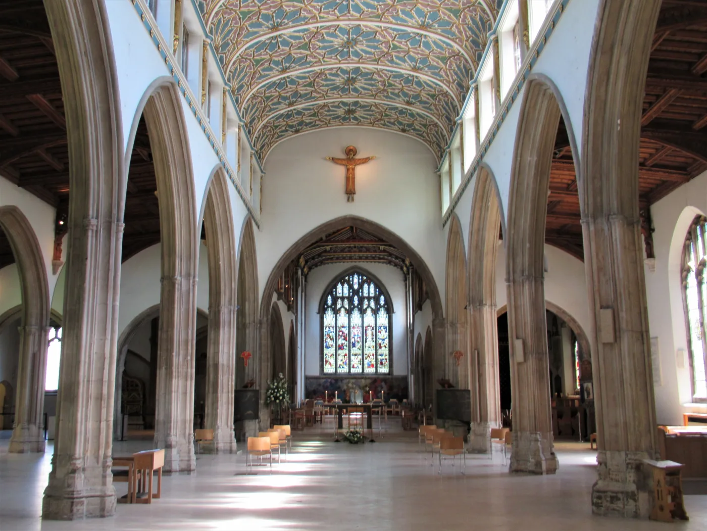 The nave of Chelmsford Cathedral, where most of the city's Christmas concerts are held