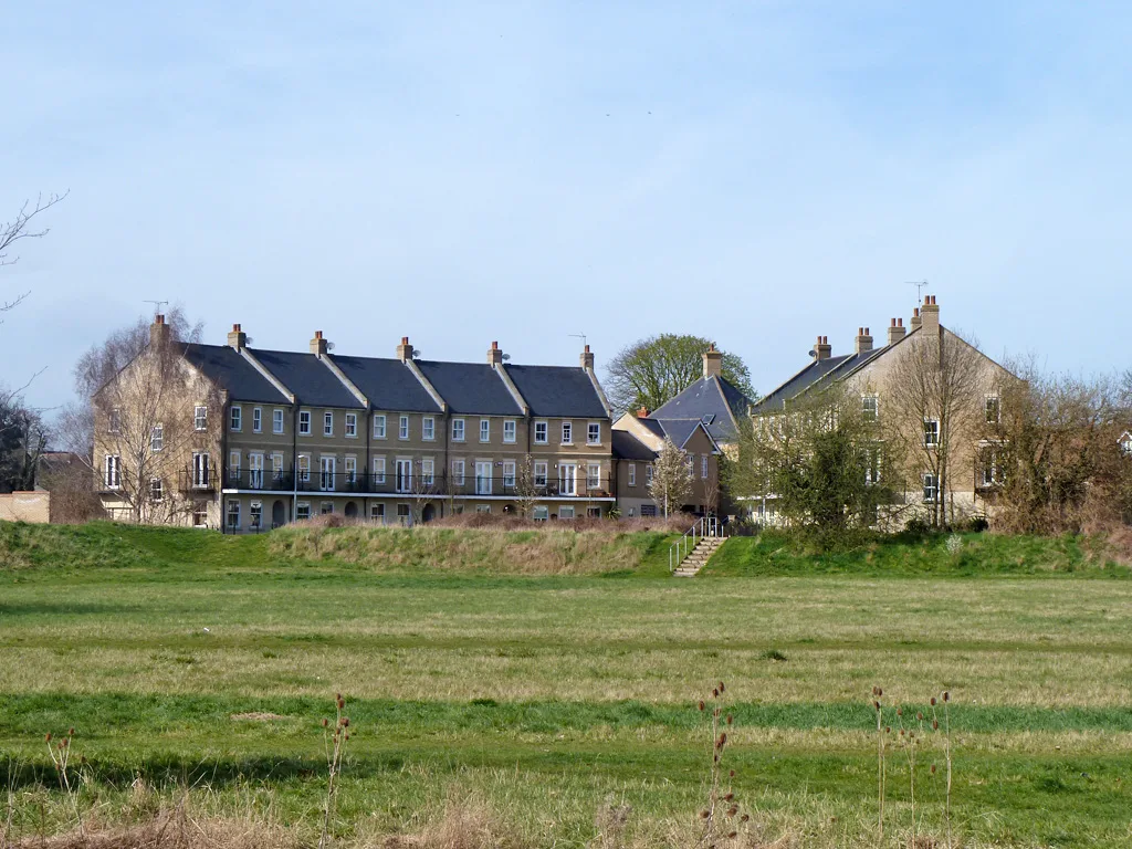Houses at Windley Tye on the western edge of Chelmsford.