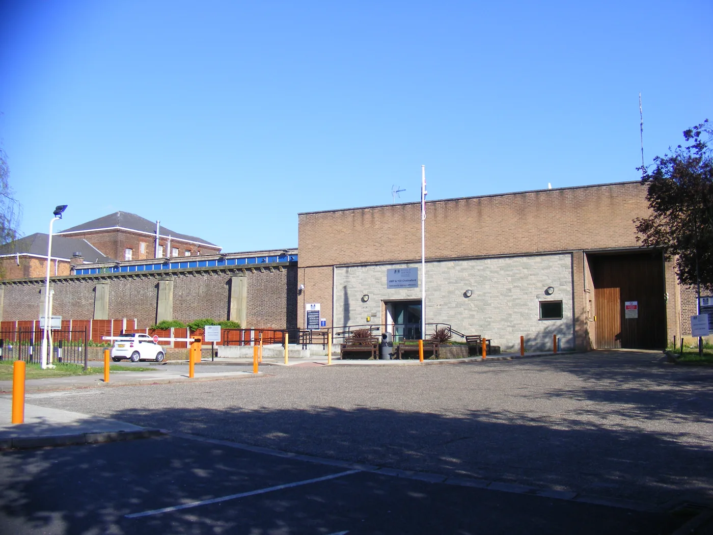The entrance to HMP Chelmsford
