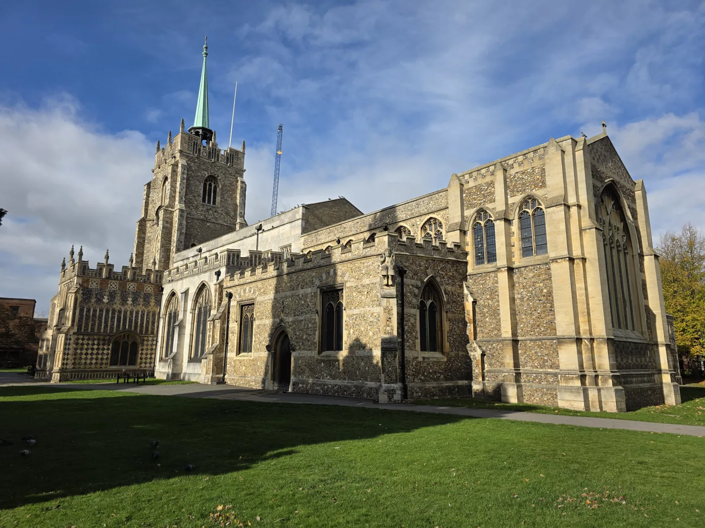 Chelmsford Cathedral, seat of the Bishop of Chelmsford and the mother church of a diocese covering Essex and East London.